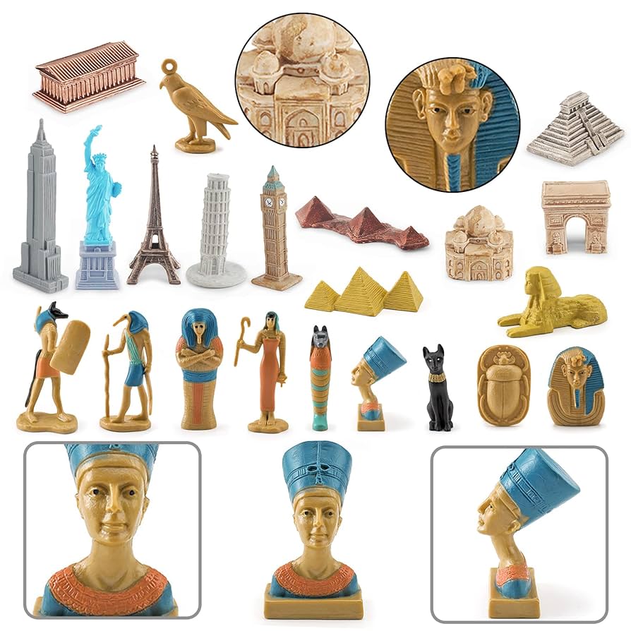 Amazon.co.jp: VONKOTUO 古代エジプト おもちゃ 有名な置物 ミニ